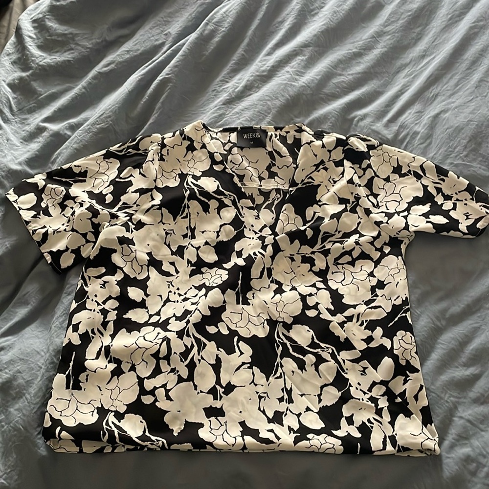 Crossover blouse